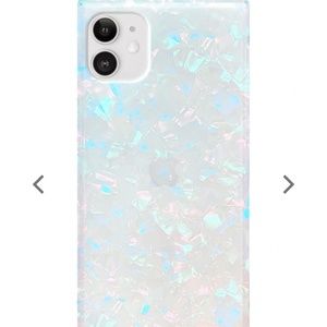 FLAUNT Opal Shell Square iPhone Case